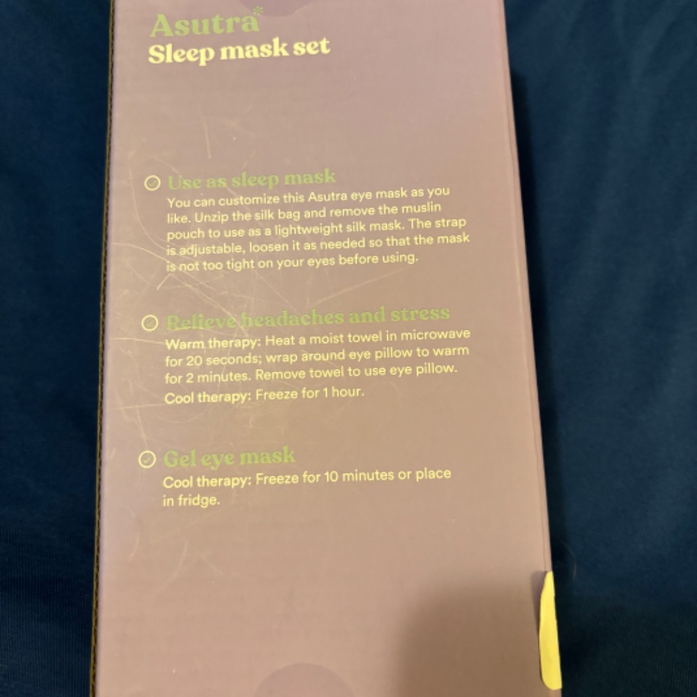 Asutra Sleep Mask Set - Picture 3 of 10